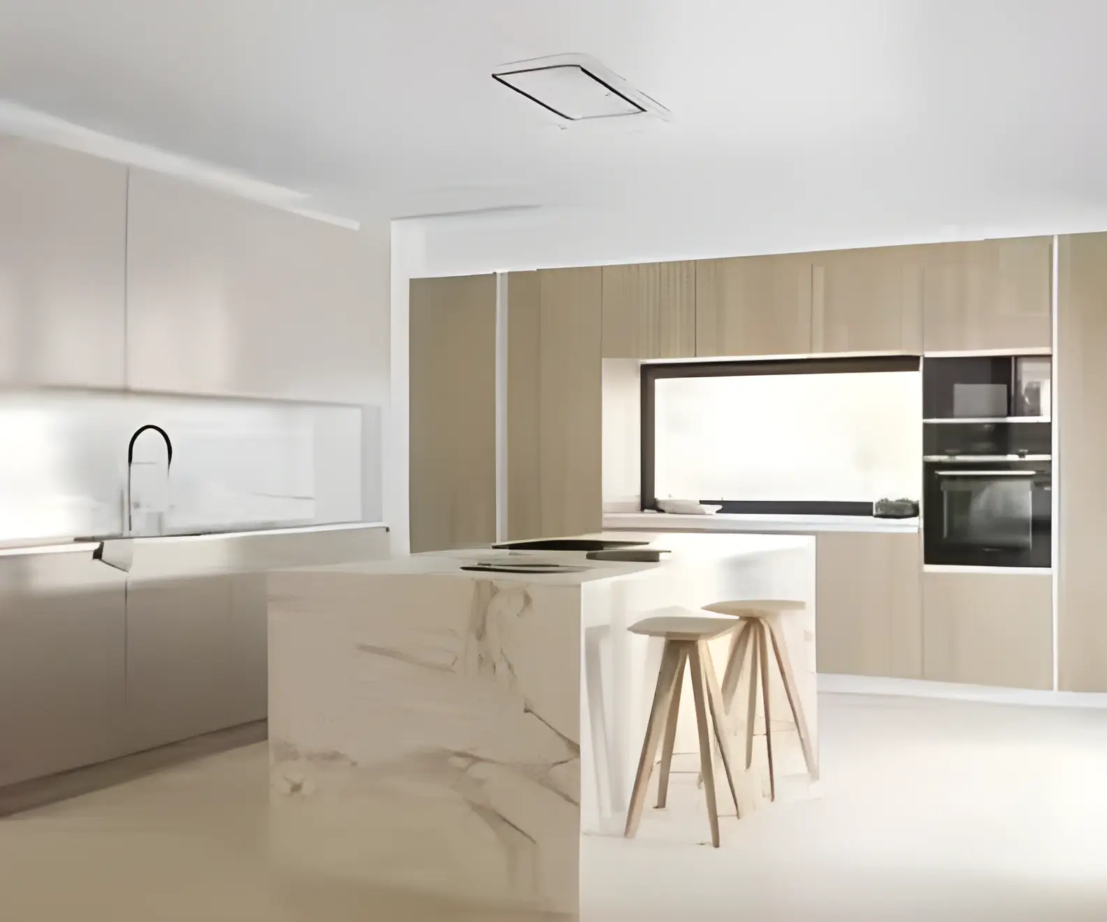 Cocina reformada en Sabadell con mobiliario nuevo
